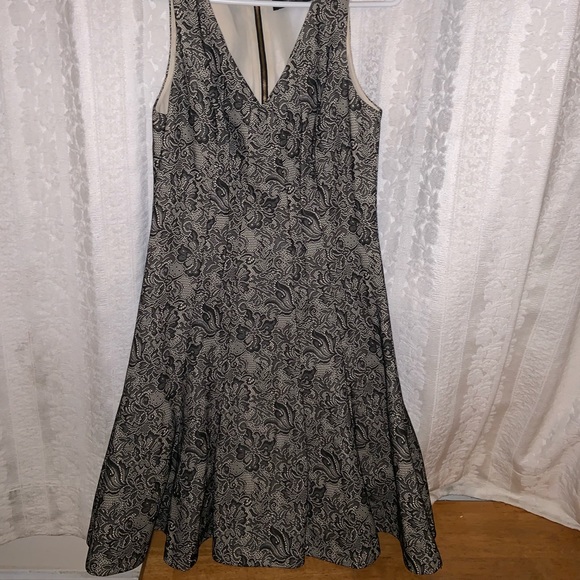 The Limited Black & Cream A Lined Dress Lace - Picture 2 of 4